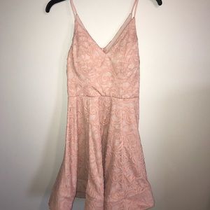 BRAND NEW HOMECOMING DRESS/ w tags! pinkish nude